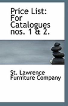 Paperback Price List: For Catalogues Nos. 1 & 2. Book