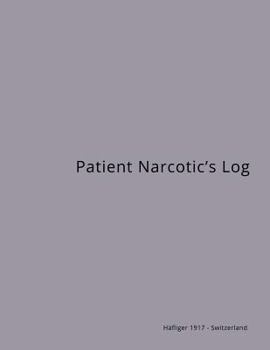 Paperback Patient Narcotic's Log Book