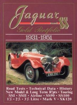 Paperback Jaguar And Ss Gold Portfolio 1931-1951 Book