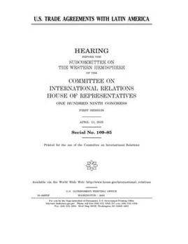 Paperback U.S. trade agreements with Latin America Book