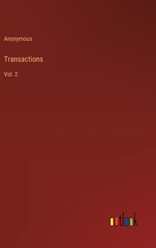 Hardcover Transactions: Vol. 2 Book