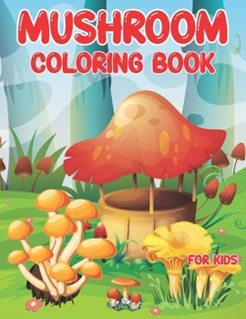 Mushroom Coloring book for kids
