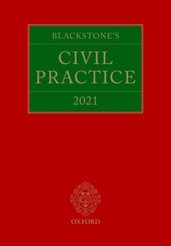 Hardcover Blackstone's Civil Practice 2021 Book