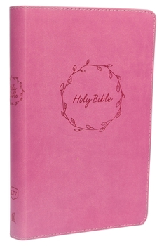 Imitation Leather KJV, Deluxe Gift Bible, Imitation Leather, Pink, Red Letter Edition Book