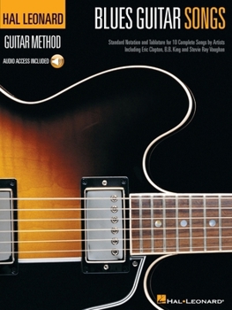 Paperback Blues Guitar Songs - Hal Leonard Guitar Method Book/Online Audio Book