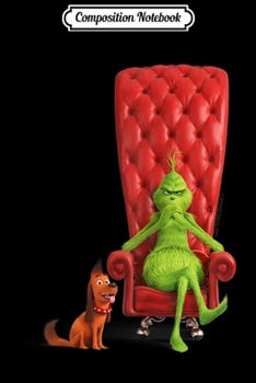 Paperback Composition Notebook: The Grinch and Max Seated Journal/Notebook Blank Lined Ruled 6x9 100 Pages Book
