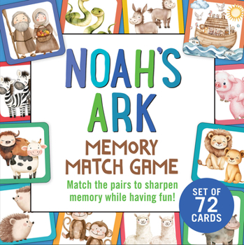 Misc. Noah's Ark Memory Match Game (Set of 72 Cards) Book