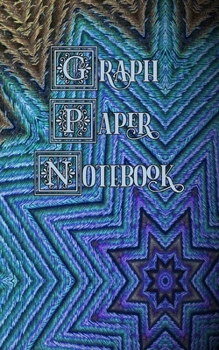 Paperback Graph Paper Notebook: Peacock Kaleidoscope, Blue, Green and Tan - Quad Ruled Paper 4x4, Small Convenient Size Book