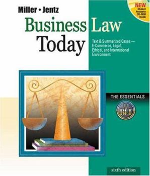 Paperback Business Law Today, the Essentials Book