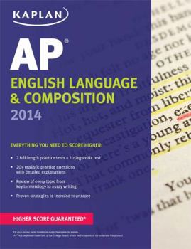 Paperback Kaplan AP English Language and Composition Book