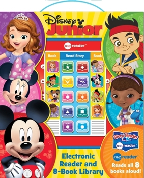Hardcover Disney Junior: Me Reader: Electronic Reader and 8-Book Library: Me Reader: Electronic Reader and 8-Book Library [With Electronic Reader] Book