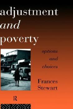 Hardcover Adjustment and Poverty: Options and Choices Book