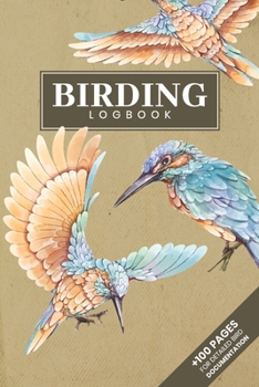 Paperback Bird Watching Birding Ornithology Journal Log Book - Colourful Hummingbird: Ornithologist Bird Identification Notebook Field Diary Notepad with 110 Pa Book