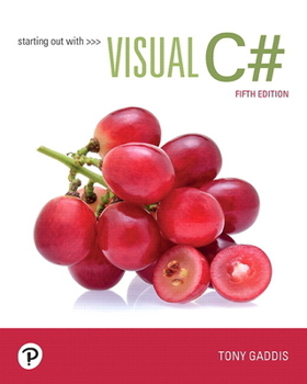 Paperback Starting Out with Visual C# Book