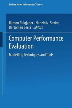 Paperback Computer Performance Evaluation: Modelling Techniques and Tools Book