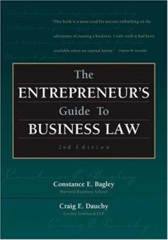 Paperback The Entrepreneur S Guide to Business Law Book