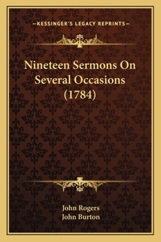 Paperback Nineteen Sermons On Several Occasions (1784) Book