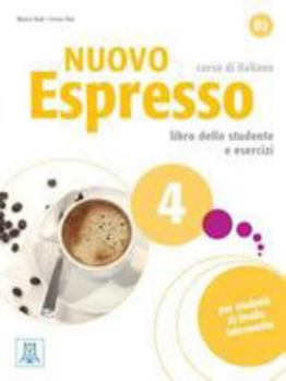 Paperback Nuovo Espresso: Libro studente + CD audio 4 [Italian] Book