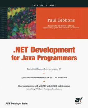 Paperback .Net Development for Java Programmers Book