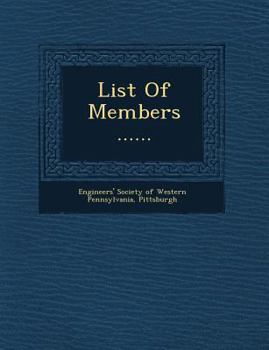 Paperback List of Members ...... Book