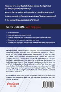 Paperback Song Building, Volume 1: How to Write Better Songs Faster Book