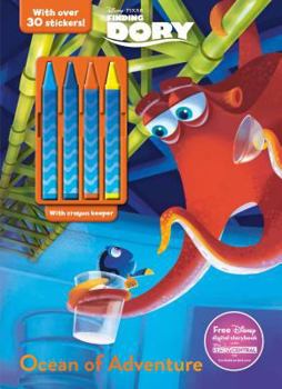 Paperback Parragon PAR-38603 Disney Pixar Finding Dory Color & Activity Crayons Book