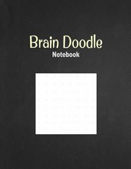 Paperback Brain Doodle Notebook: 1/2" Dotted Grid Graph Ruling, 100 Pages Book