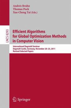 Paperback Efficient Algorithms for Global Optimization Methods in Computer Vision: International Dagstuhl Seminar, Dagstuhl Castle, Germany, November 20-25, 201 Book