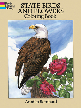 Paperback State Birds and Flowers Coloring Book