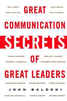 Paperback Great Communication Secrets of Great Leaders Book