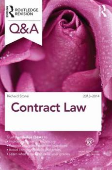 Paperback Q&A Contract Law 2013-2014 (Questions and Answers) Book