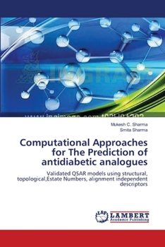 Paperback Computational Approaches for The Prediction of antidiabetic analogues Book