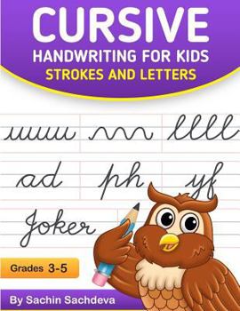 Paperback Cursive Handwriting for Kids: Strokes and Letters Book