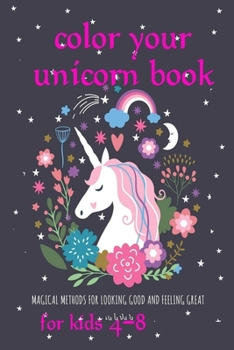 Paperback color your unicorn book