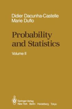 Paperback Probability and Statistics: Volume II Book