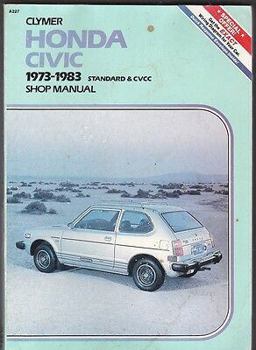 Paperback Honda Civic: 1973-1983 Standard and Cvcc Shop Manual Book