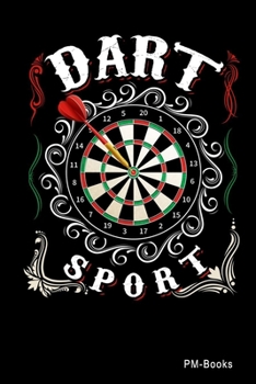 Paperback Dart Sport: Liniertes A5 Notizbuch oder Heft f?r Sch?ler, Studenten und Erwachsene [German] Book