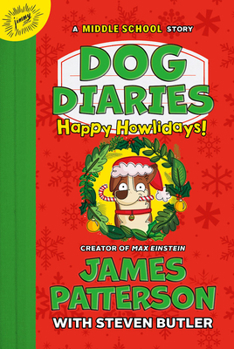 Hardcover Dog Diaries: Happy Howlidays: A Middle School Story Book