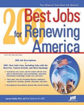 Paperback 200 Best Jobs for Renewing America Book