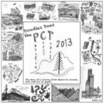 Paperback Doodles Does the PCT Book