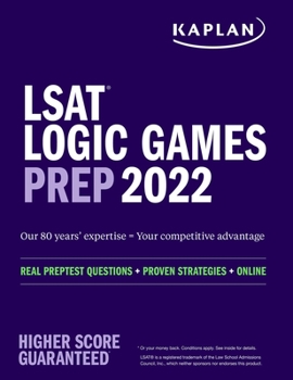 Paperback LSAT Logic Games Prep 2022: Real Preptest Questions + Proven Strategies + Online Book