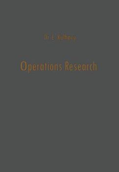 Paperback Operations Research: Die Stellung Der Operationsforschung in Der Betriebswirtschaftslehre [German] Book
