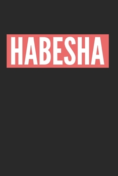 Habesha  Ethiopia Eritrea Gift Idea: 120 Pages 6 'x 9' |Dot Graph Paper Journal Manuscript • Planner • Scratchbook • Diary
