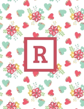 R: Letter Cute Flowers Monogrammed 2020 Weekly Planner For Women Females Girls - January 2020 - December 2020 (8.5"x11")