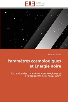 Paperback Paramètres cosmologiques et énergie noire [French] Book
