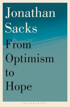 Paperback From Optimism to Hope Book