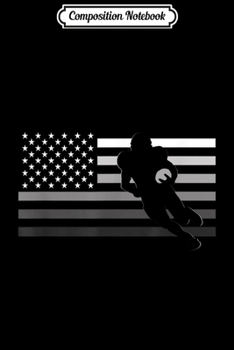 Composition Notebook: American Football  Journal/Notebook Blank Lined Ruled 6x9 100 Pages