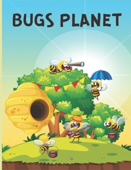 Paperback bugs planet: planet of bugs coloring book
