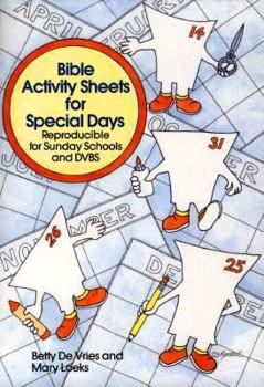 Paperback Bible Activity Sheets for Special Days Book
