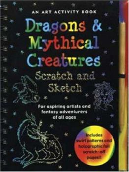 Spiral-bound Dragons & Mythical Creatures: An Art Activity Book [With Wooden Stylus] Book